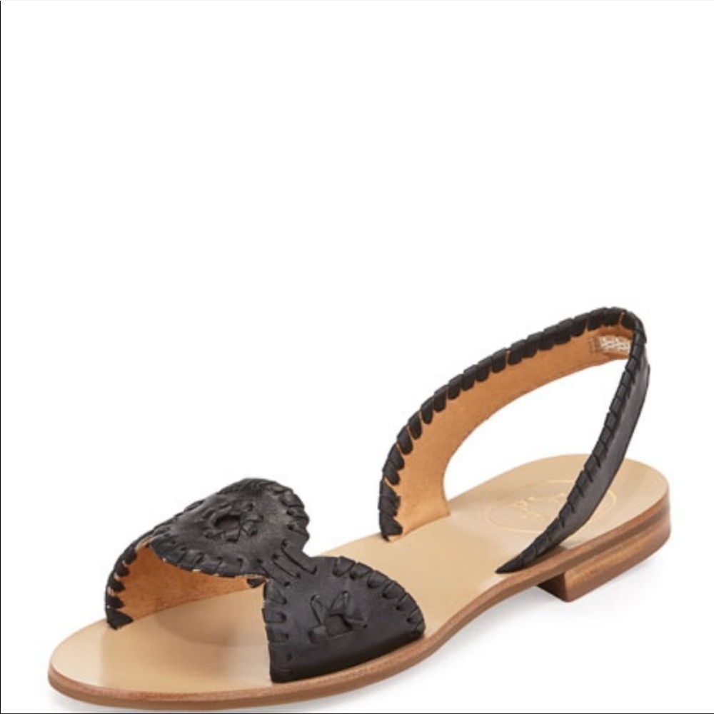 Jack Rogers Liliana Leather Slingback Sandals